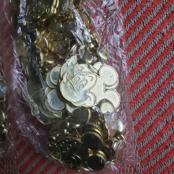 Vintage New in Package Merry Mickey Ornament Lot of 10 Incl. 2 Pck Garland RARE! - Picture 7 of 7